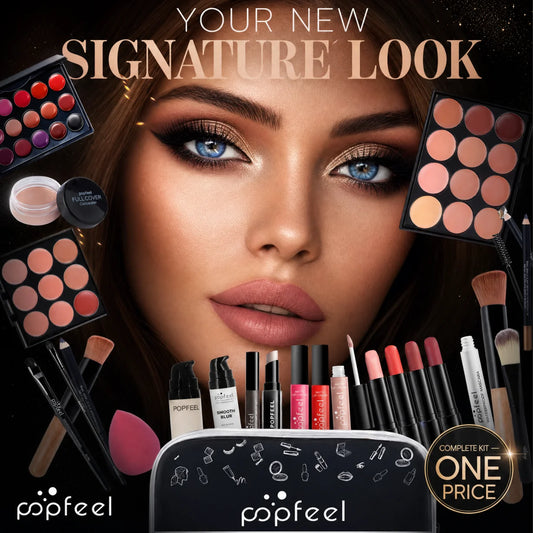 POPFEEL Travel Makeup Set Portable Complete Collection