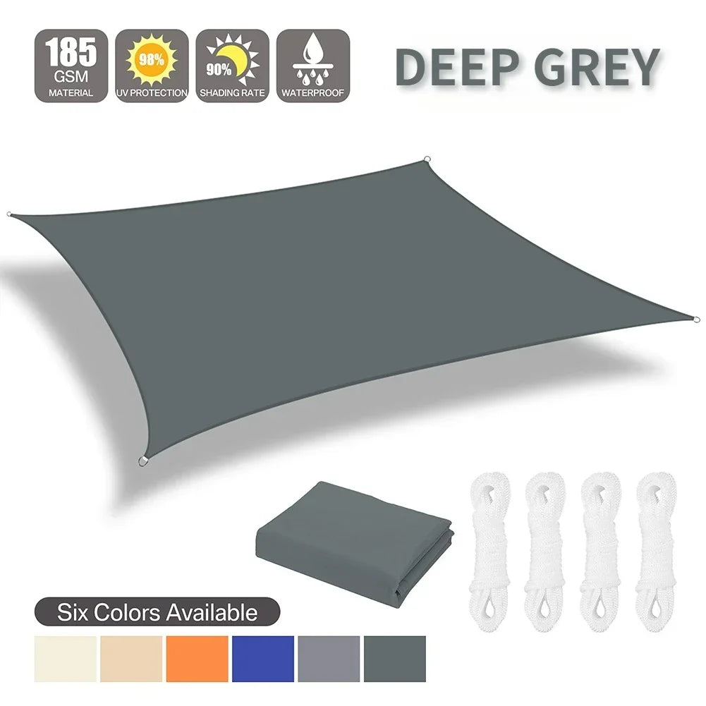 Waterproof Shade Sail For Outdoor Canopy And Patio