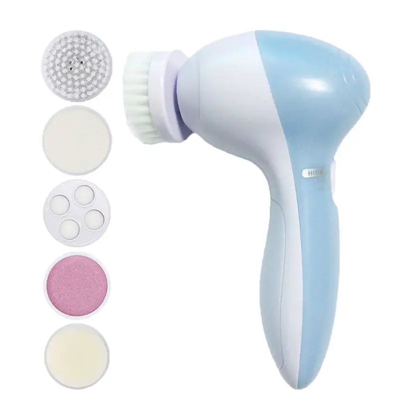 Electric Facial Cleaner Five In One Cleansing Brush Skin Care