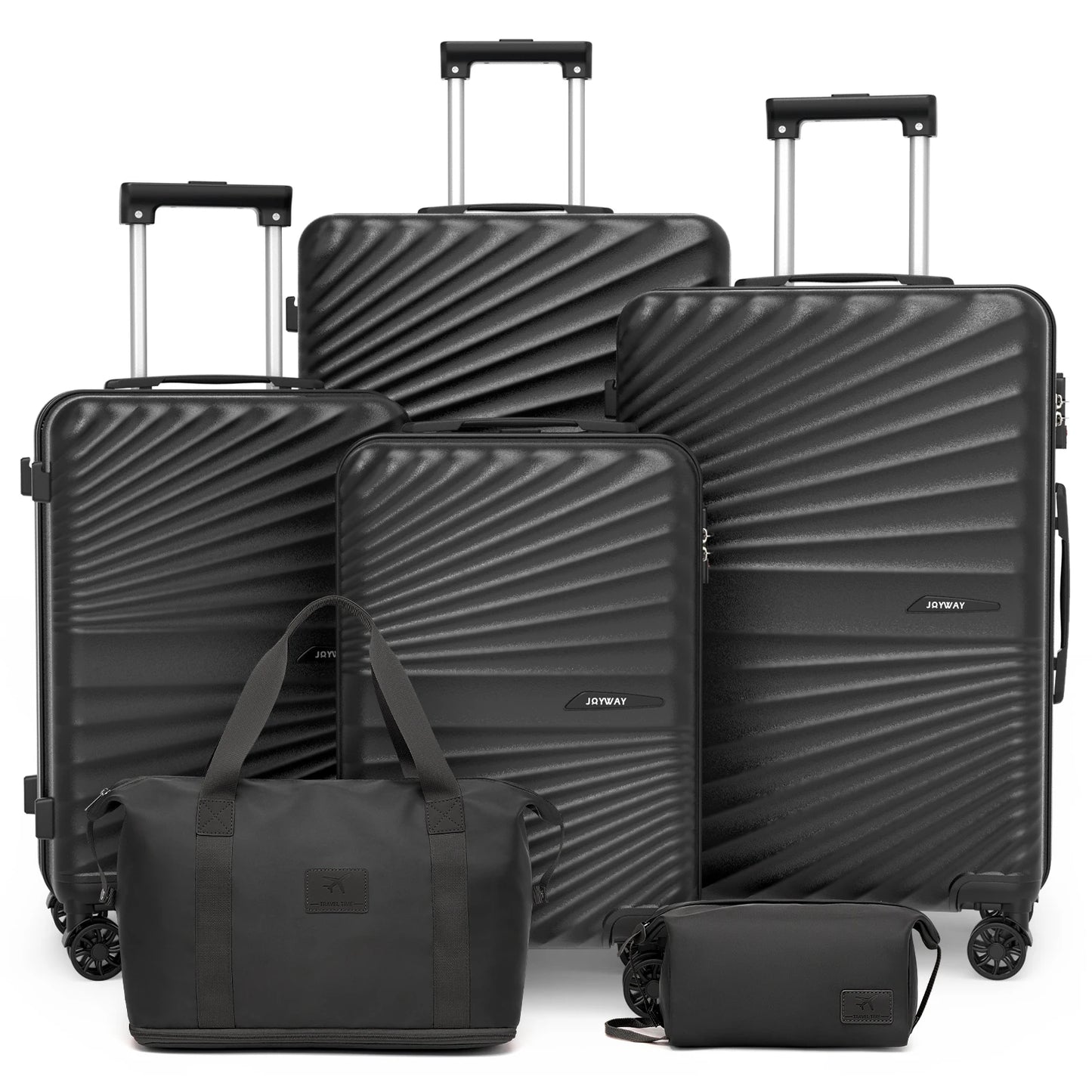 Joyway 6-Piece Luggage Set Lightweight Durable TSA Lock