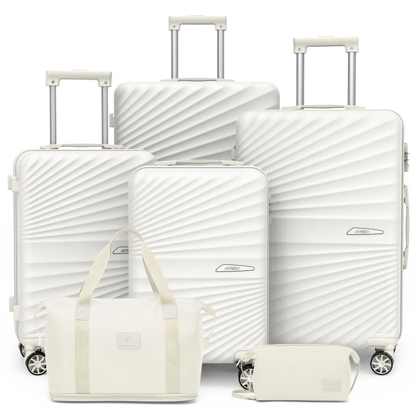 Joyway 6-Piece Luggage Set Lightweight Durable TSA Lock