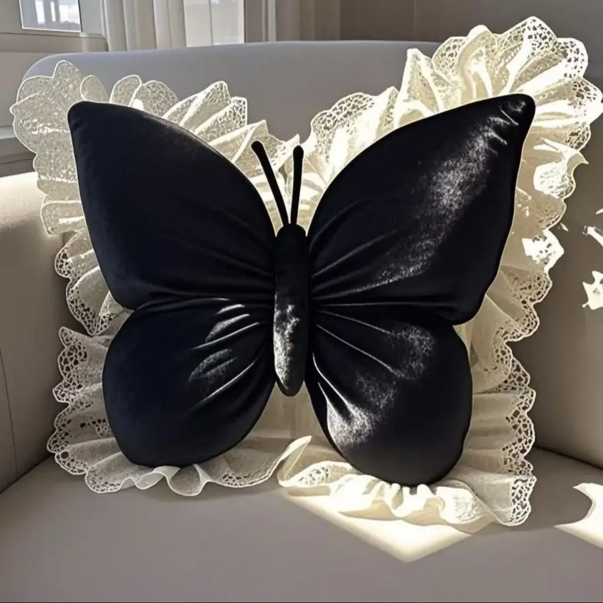 Princess Butterfly Decorative Pillow Cushion For Home Office Car Sofa