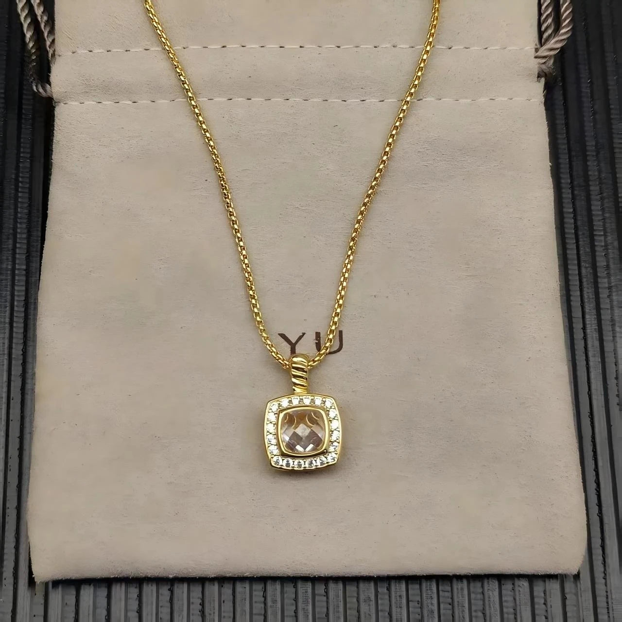 Versatile Zircon Pendant Necklace For Men And Women