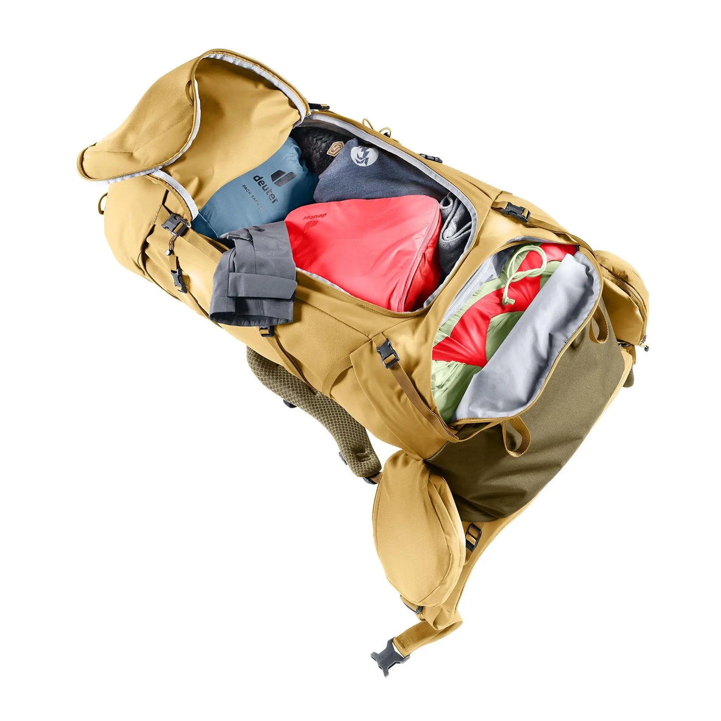 Aircontact Core 55+10L Technical Hiking Backpack Hydration Compatible Internal Frame