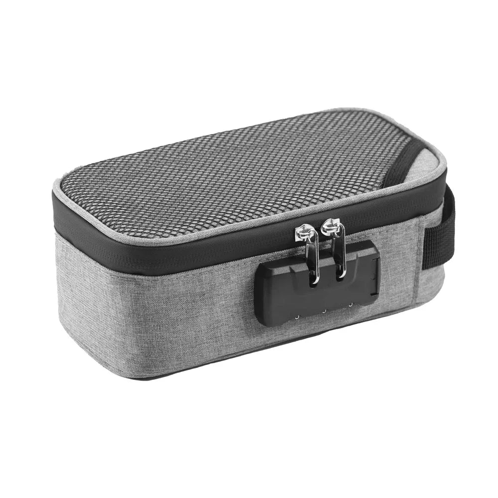 Odor Smell Proof Smoking Pipe Bag with Combination Lock Container Case Outdoor Travel Gift