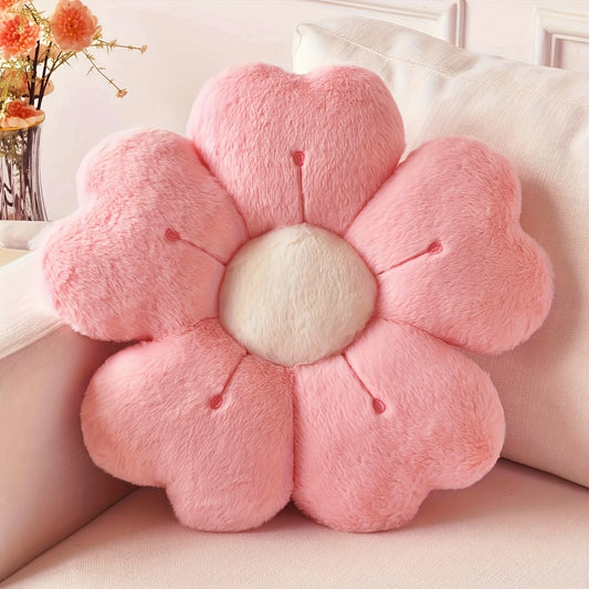 Soft Plush Daisy Throw Pillow Cushion For Bed And Sofa