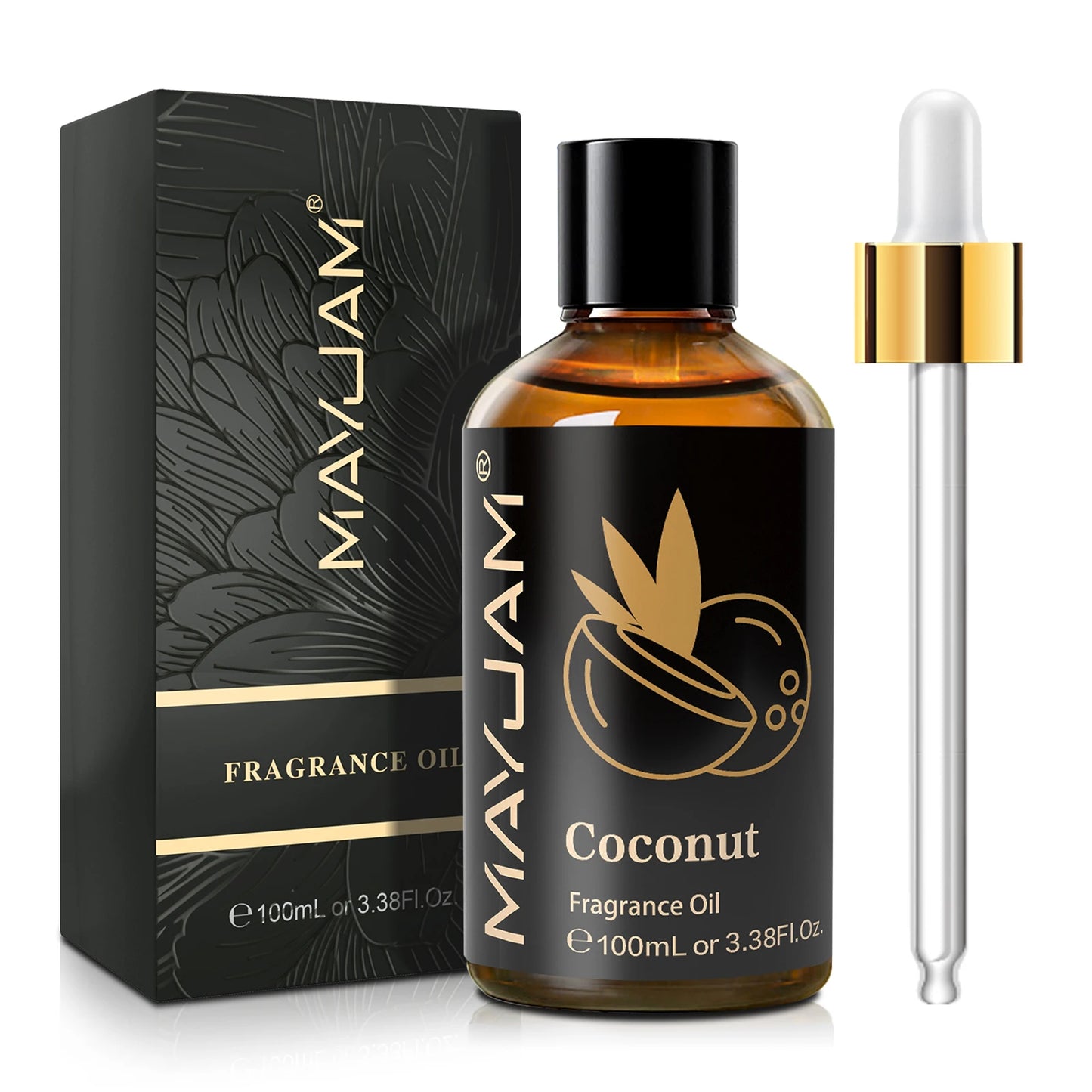 MAYJAM 100ml Fragrance Oil Coconut & Vanilla White Musk Sea Breeze Baby Powder Dragons Blood Sweet Tobacco Freesia for Aromatherapy Diffuser Humidifier Burner, Strawberry Watermelon Cherry Coconut Cranberry Fruit Essential Oi