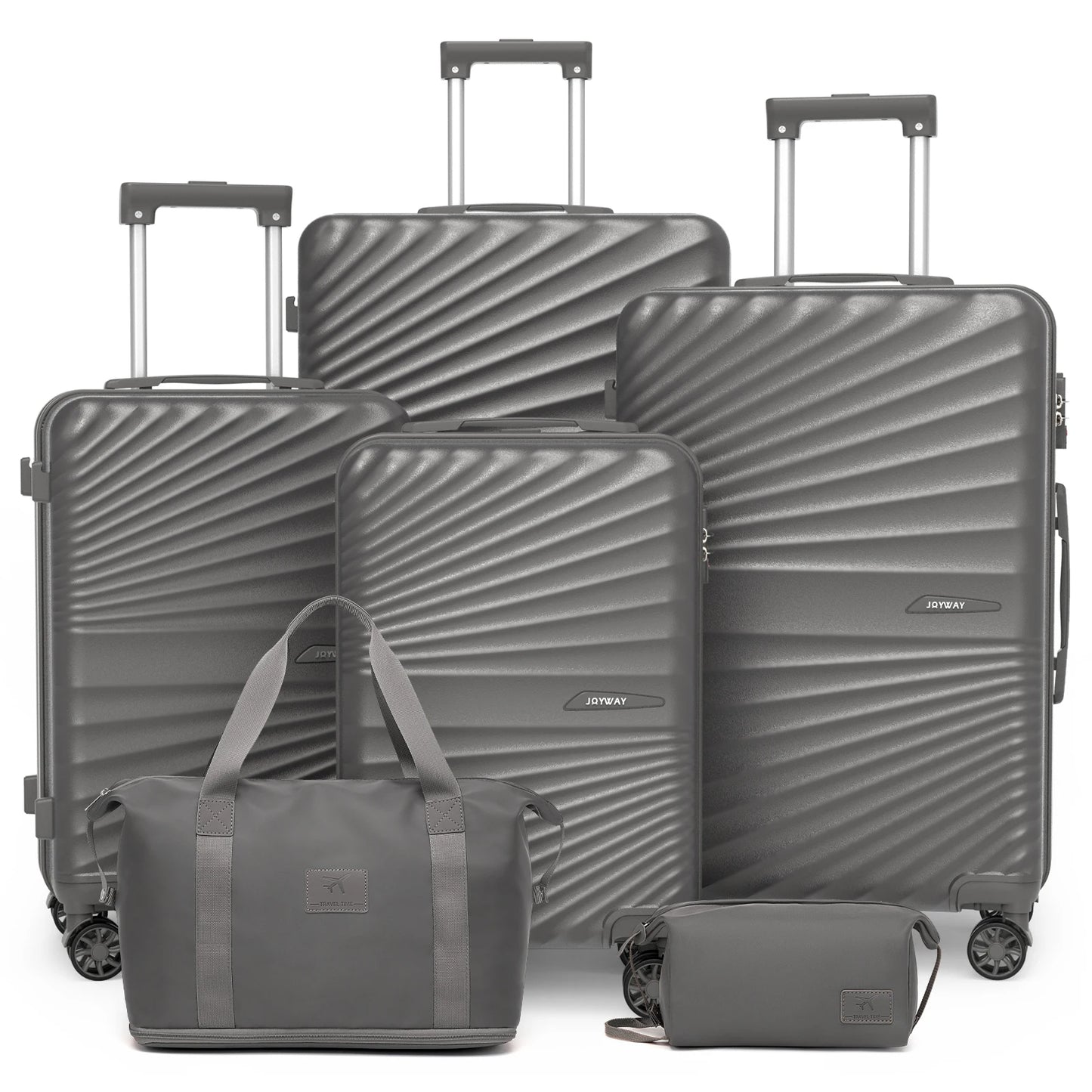 Joyway 6-Piece Luggage Set Lightweight Durable TSA Lock