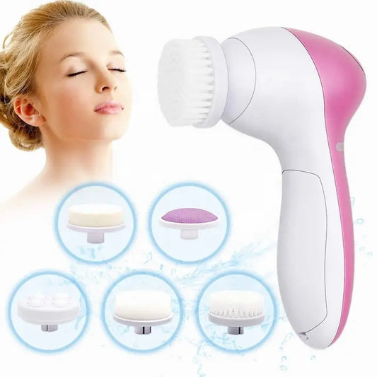 Electric Facial Cleaner Five In One Cleansing Brush Skin Care