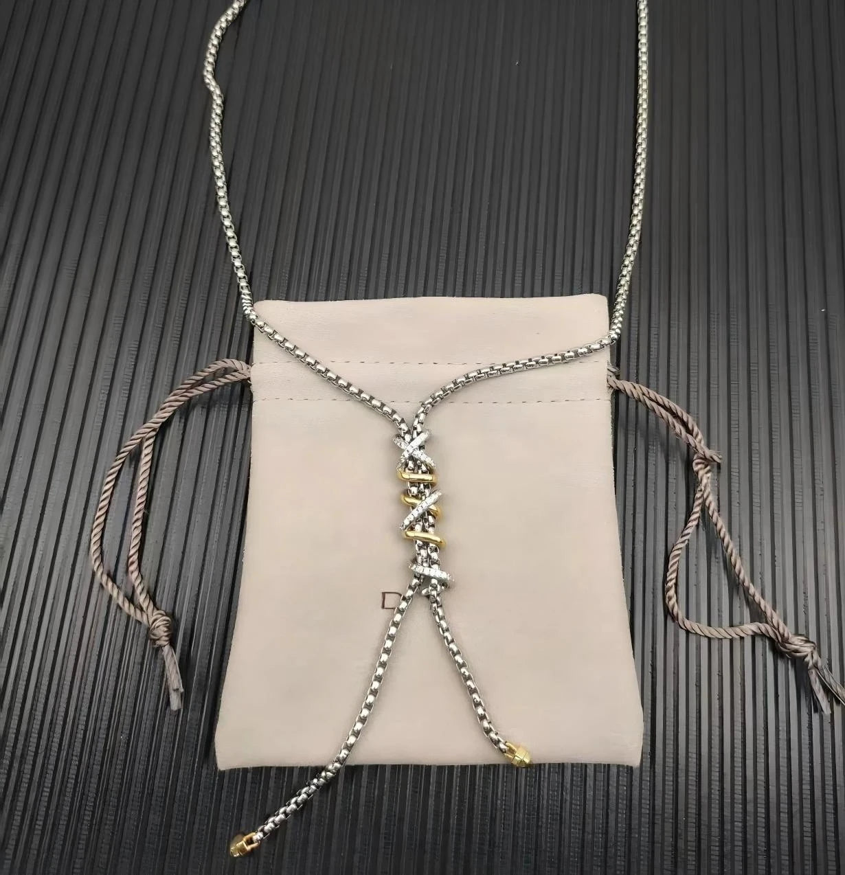 Versatile Zircon Pendant Necklace For Men And Women