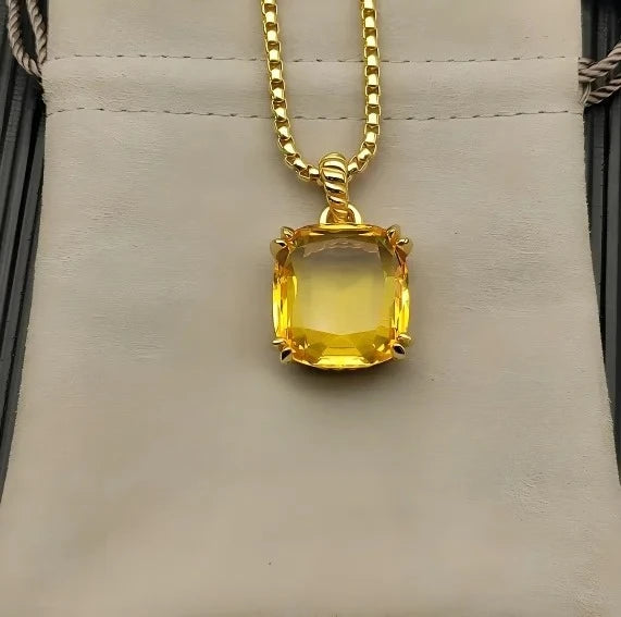 Versatile Zircon Pendant Necklace For Men And Women