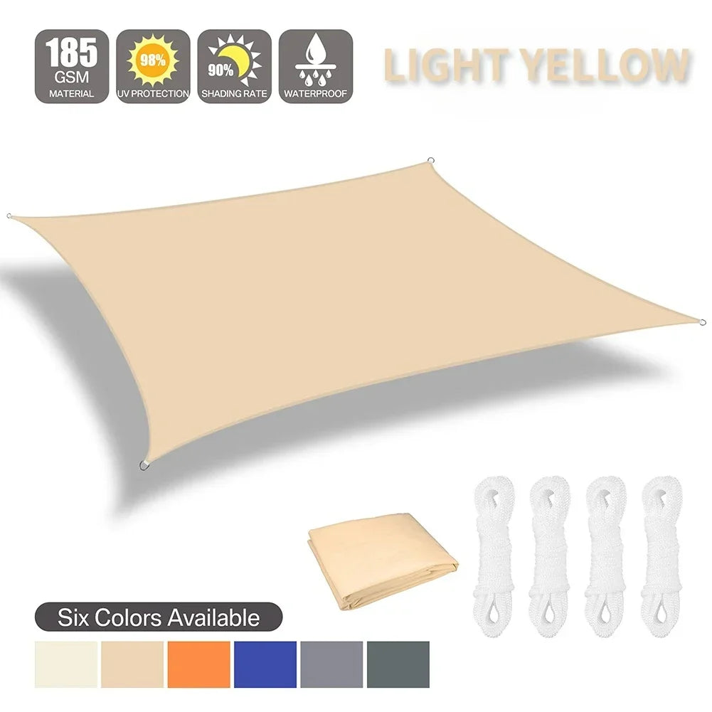 Waterproof Shade Sail For Outdoor Canopy And Patio