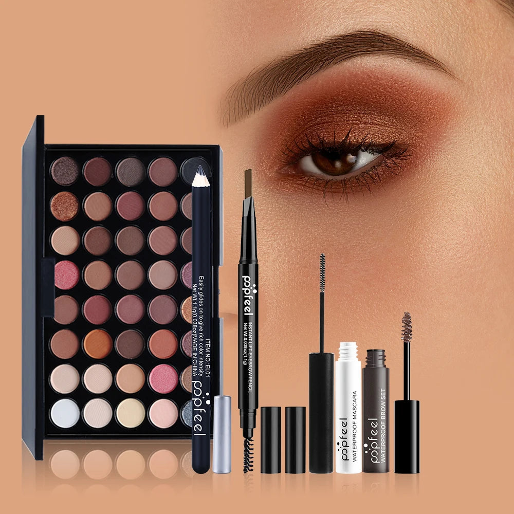 POPFEEL Travel Makeup Set Portable Complete Collection