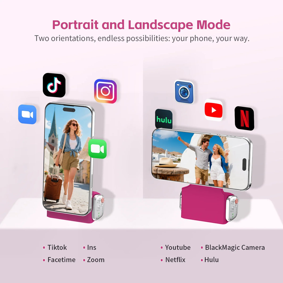 Comitok Moca Magnetic Camera Grip With Detachable Bluetooth Remote