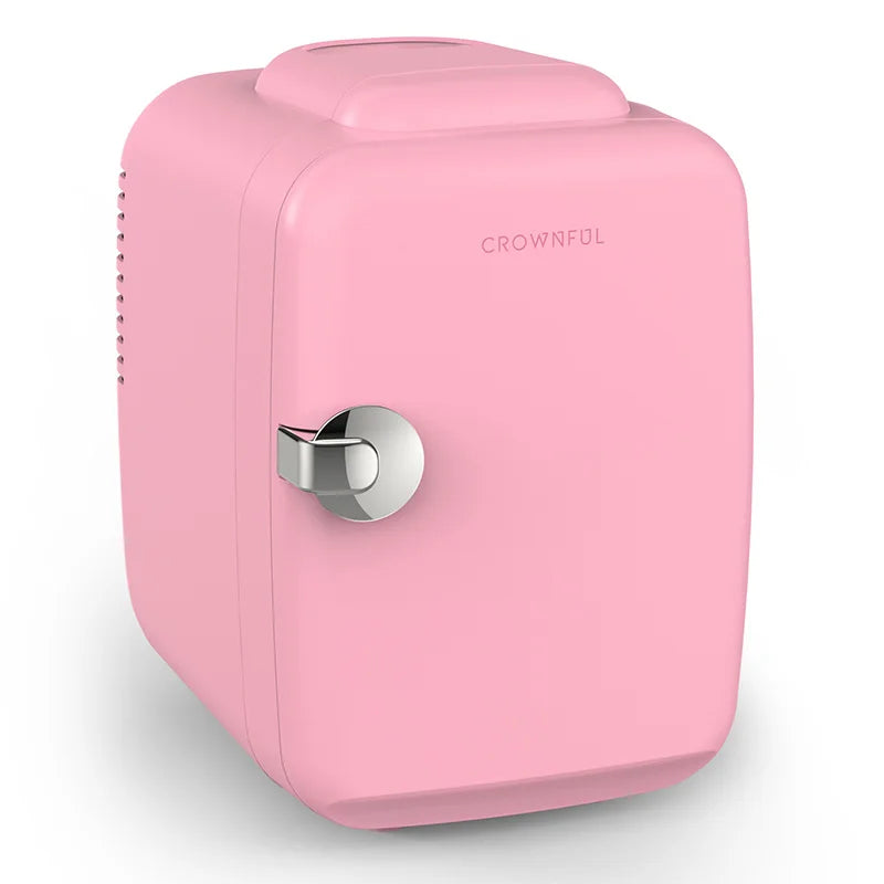 Crownful 4L Mini Refrigerator Portable Car And Home Fridge