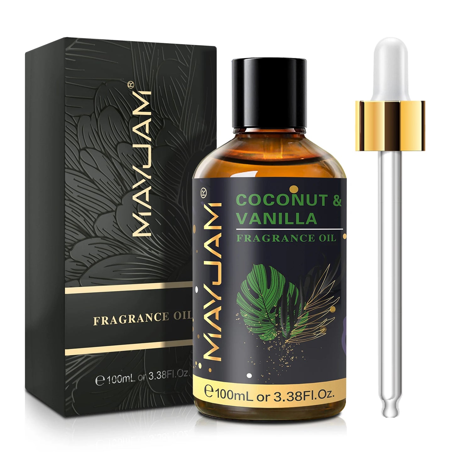 MAYJAM 100ml Fragrance Oil Coconut & Vanilla White Musk Sea Breeze Baby Powder Dragons Blood Sweet Tobacco Freesia for Aromatherapy Diffuser Humidifier Burner, Strawberry Watermelon Cherry Coconut Cranberry Fruit Essential Oi