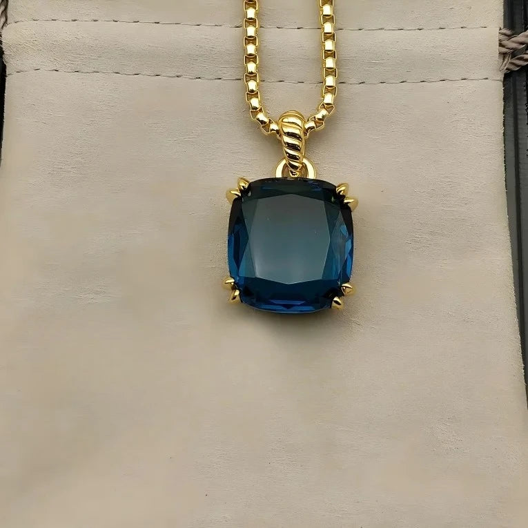 Versatile Zircon Pendant Necklace For Men And Women