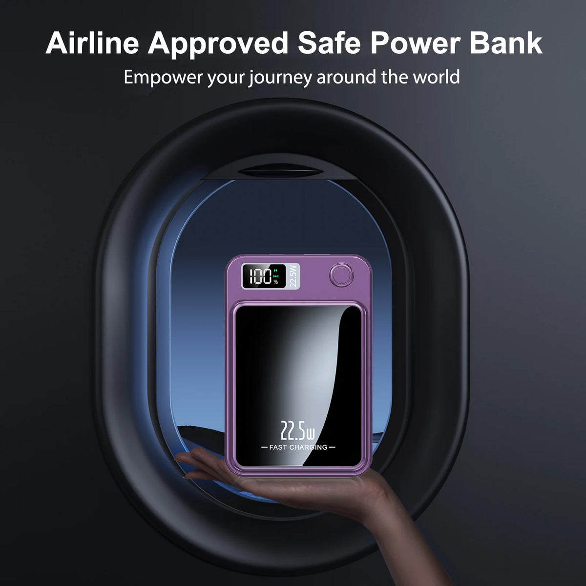 Wireless Magnetic Power Bank 10000 MAH Fast Charging Portable Charger