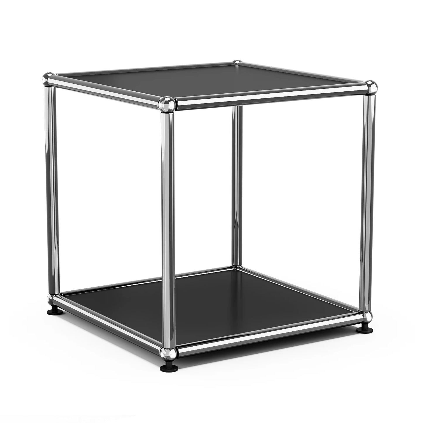 Furgle Modern Minimalist Side End Table Metal Frame
