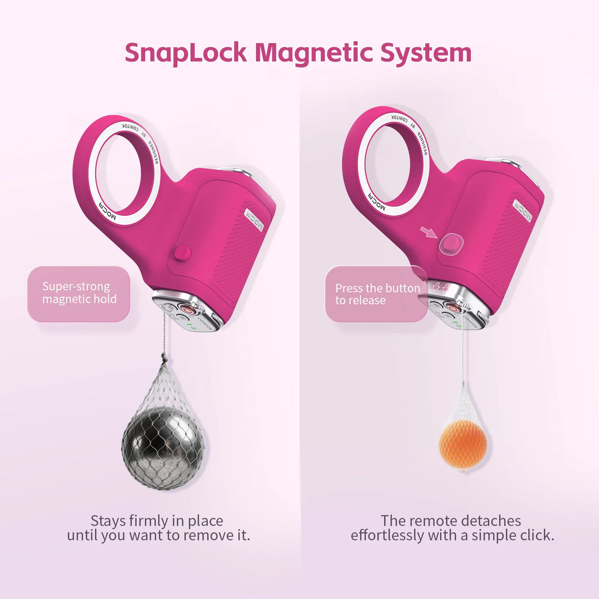 Comitok Moca Magnetic Camera Grip With Detachable Bluetooth Remote