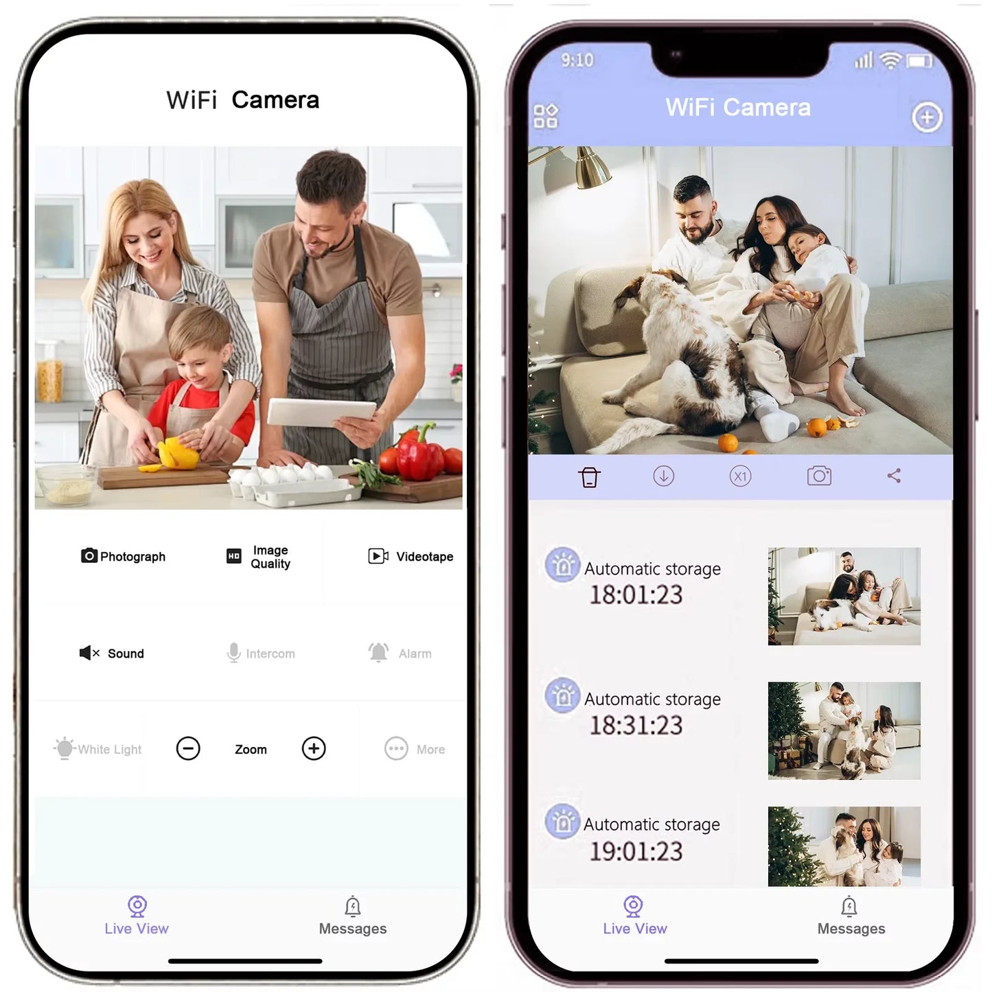 4K Intelligent Wireless Surveillance Camera with Motion Detection, High-Definition Night Vision, 360° Pan-Tilt Rotation, 2.4G WiFi Connectivity, Mobile APP Remote Control, Cloud Storage for Home Security