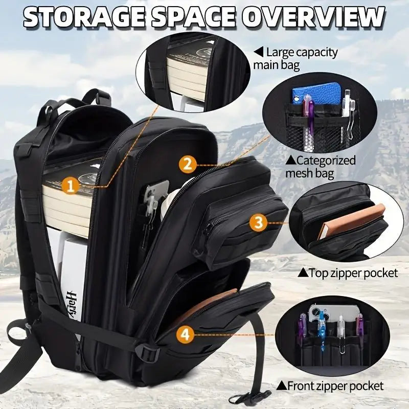 1pc 25L hiking daypack backpack Lightweight Rucksack bag for men and women Tactical Traveling Cycling Outdoor Sport