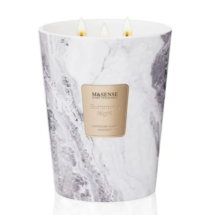 Extra Large Candle 150H Scented 3-Wick Highly Scented Jar Candles XL Candle for Home Decor Long Lasting Aromatherapy Candle for