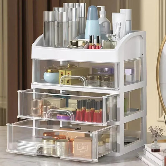 AEDG Multi-Layer Desktop Storage Box Organizer for Cosmetics and Jewelry