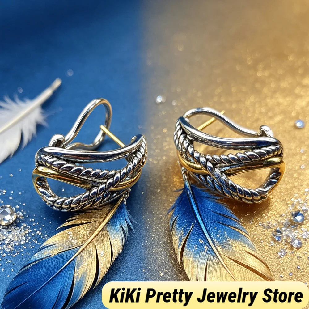 Sterling Silver Zircon Earrings 925 Elegant Gift Idea