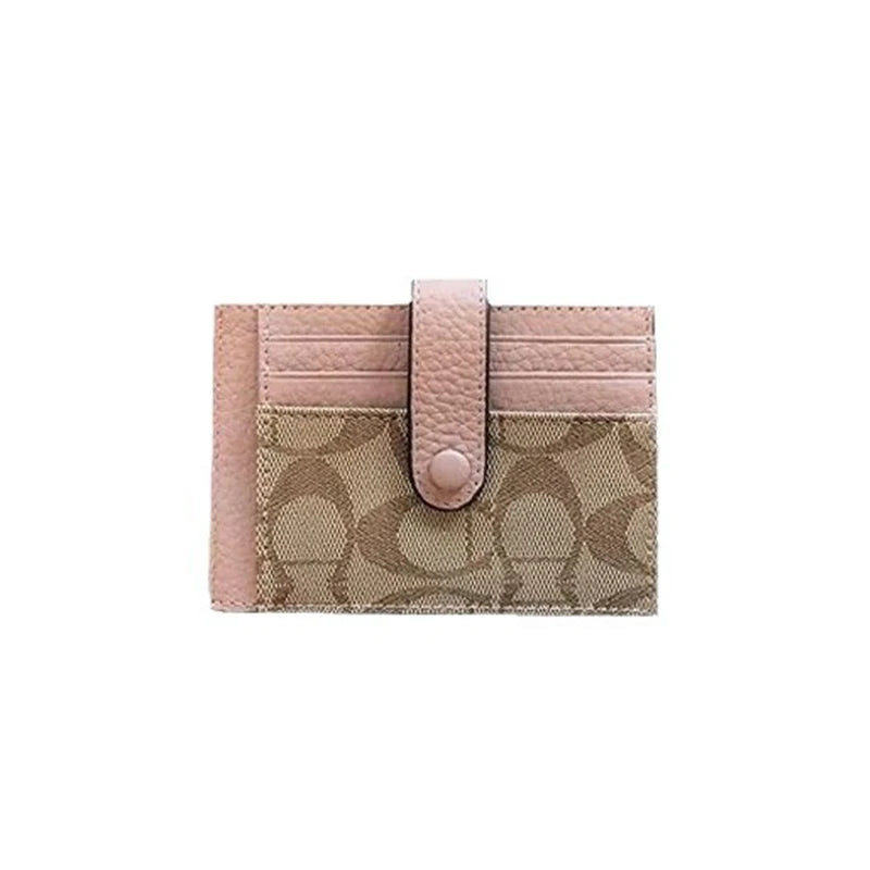 Monogram Ultra Thin Card Holder Ins Style Wallet For Women