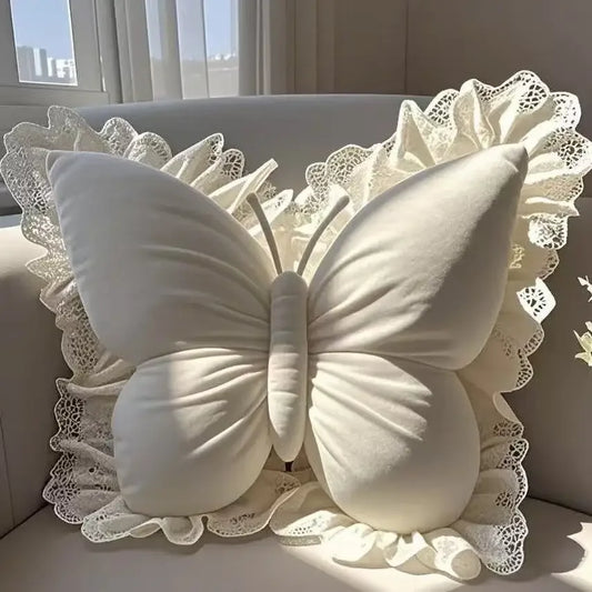 Princess Butterfly Decorative Pillow Cushion For Home Office Car Sofa
