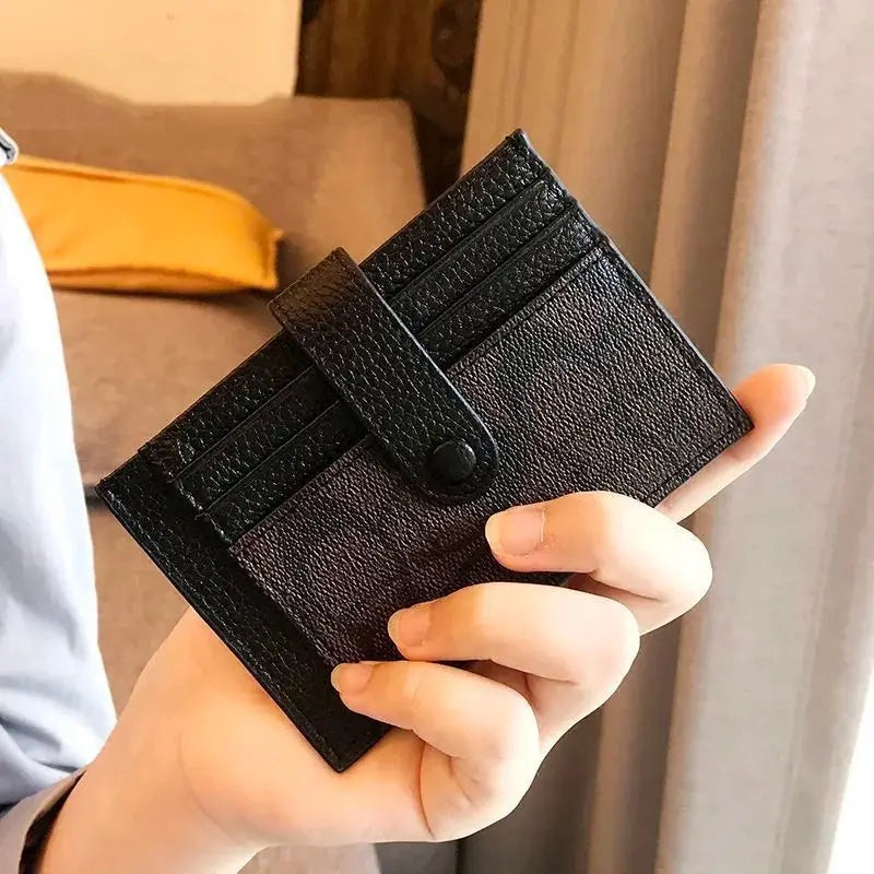 Monogram Ultra Thin Card Holder Ins Style Wallet For Women