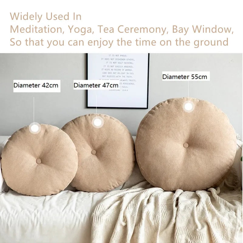 Round Floor Seat Pillow For Meditation And Yoga Cushion