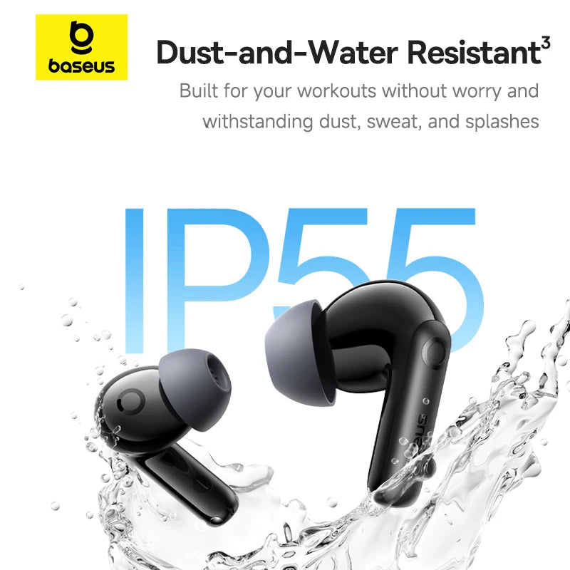 Baseus Bass BP1 Pro Wireless Earbuds With LDAC Noise Cancellation