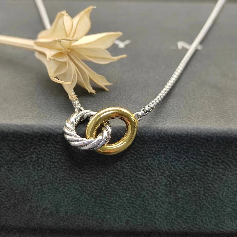Versatile Zircon Pendant Necklace For Men And Women